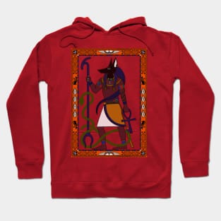 Anubis - Egyptian God - Coloured Hoodie